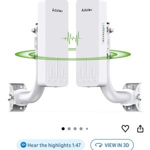 Wireless Bridge,3KM 5.8G Point to Point Outdoor CPE